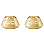 georg jensen gold plated christmas tealights