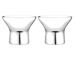 The Georg Jensen Alfredo stainless steel pack of two egg cups.