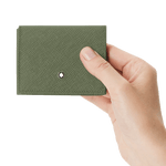 saffiano leather clay green