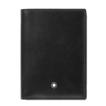 Montblanc's Meisterstück Black Leather 4CC Mini Wallet has been made out of smooth calfskin