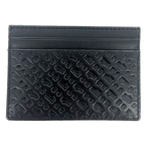 This GBBM Monogram Leather Card Holder & Wallet Set by BOSS has the double 'B' pattern all over with the card slot panels in plain leather.