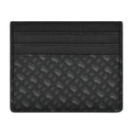This B Monogram Icon 6CC Card Holder by BOSS is made in Vietnam out of bonded leather that has a slight texture.