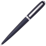 This Contour Brushed Navy Ballpoint Pen is designed by Hugo Boss.