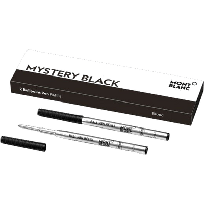 montblanc broad mystery black ballpoint refills