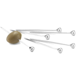 These Georg Jensen Stainless Steel SKY Food/Cocktail Sticks come in a pack of 6.