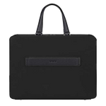 Samsonite's Zalia 3.0 Briefcase 14.1" in Black has a rear strap to attach the case to luggage, making it easier to travel with.