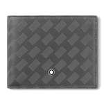Montblanc's Extreme 3.0 6CC Wallet Forged Iron Grey textured leather and high-shine finish.