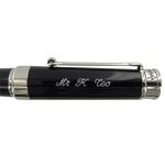 Montegrappa pen with cap engravement.