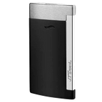 This is the S.T. Dupont Matt Black & Chrome Slim 7 Lighter.