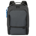 TUMI's Reflective Harrison Bradner Backpack features an internal laptop compartment.