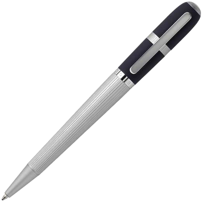 boss navy contour ballpoint pen