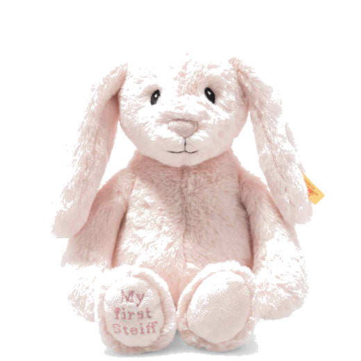 steiff rose pink my first hoppie rabbit