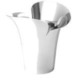 Stainless Steel Bloom Botanica Large Plant Pot designed by Georg Jensen.