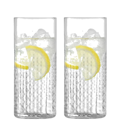 lsa signature wicker set of 2 highball tumblers