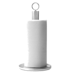 This is the Georg Jensen Stainless Steel Bernadotte Kitchen Roll Holder.