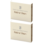 These are the Graf von Faber-Castell Hazelnut Brown Ink Cartridges 2 x Pack of 6.