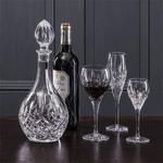 This Royal Scot Crystal London 100cl Wine Decanter is 330mm in height including the stopper.