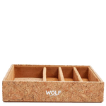 The WOLF 1834 x Analog/Shift 1976 Watch Strap Tray is crafted in Natural Cork.