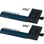 Montblanc Midnight blue ink cartridges.