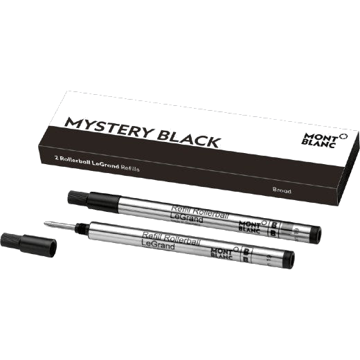 montblanc broad mystery black legrand refills