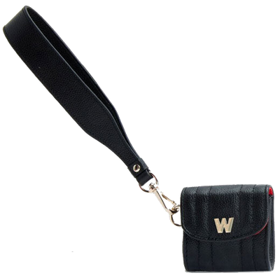 wolf 1834 mimi black airpod case with wristlet
