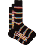 This Signature Stripe Card Holder & Socks Gift Set will be presented inside a Paul Smith gift box.