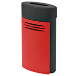 This Matt Black & Red Megajet Lighter is designed by S.T. Dupont Paris.