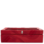 wolf 1834 memento mori red 10 piece watch box