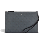 This Montblanc Extreme 3.0 Lavender Grey Pouch comes with a wristlet strap that is detachable and a D-ring on the back.
