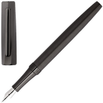 This Gun Grey Twist Fountain Pen has been designed by Hugo Boss.