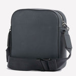 The BOSS Ray navy cross body bag comes with an adjustable blue shoulder strap.