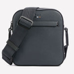 This navy leather BOSS Cross body bag is part of their Ray collection.