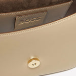 This BOSS ladies Saddle Bag comes with the brand name on the inside.