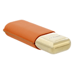 cigar case in orange