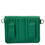 wolf 1834 forest green mimi mini bag with wristlet back