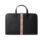 The Black Leather Slim Folio with Signature Stripe by Paul Smith.