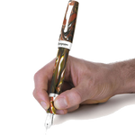 montegrappa elmo 02 asiago fountain pen in hand