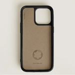 This Montblanc Sartorial Hard Shell iPhone 16 Pro Max Case Black fits easily onto your phone and has a slight grip to add extra protection when you're carrying your phone.