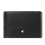 Montblanc's Meisterstück Wallet with Money Clip 6CC with 6 card slots and money clip.