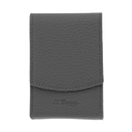 Graphite Soft-Grain Leather Cigarette Case by S. T. Dupont in a flap closure.