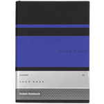 This Hugo Boss A5 Blue Essential Gear Matrix Dotted Notebook can be embossed on the day of purchase.