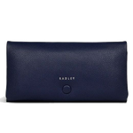 This Mallow Street Evenfall Blue Large Purse by Radley has a squishy flapover lid which is what the collection represents.