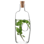 LSA International's Signature Void Carafe with Cork Stopper has been handmade.