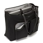 tumi cody voyageur black gunmetal tote bag inside