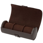 wolf 1834 brown blake watch roll with capsule inside