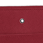 montblanc sartorial red medium pouch emblem