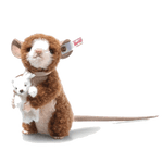 Steiff's Paul Mouse with Petsy Teddy Bear is a limited edition of 1,500 pieces and has the gold-plated "Button in Ear".