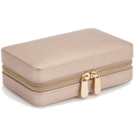 wolf rose gold palermo zip jewellery case side