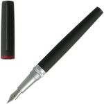 This Gear Black Fountain Pen has been designed by Hugo Boss.