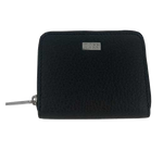 This Hugo Boss card holder is made from a black textured leather.